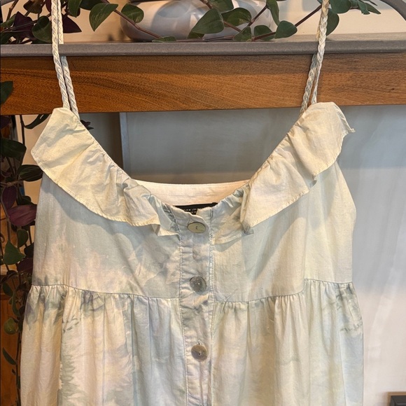 Zara Cotton Tie Dye Ruffle Dress - Picture 2 of 4